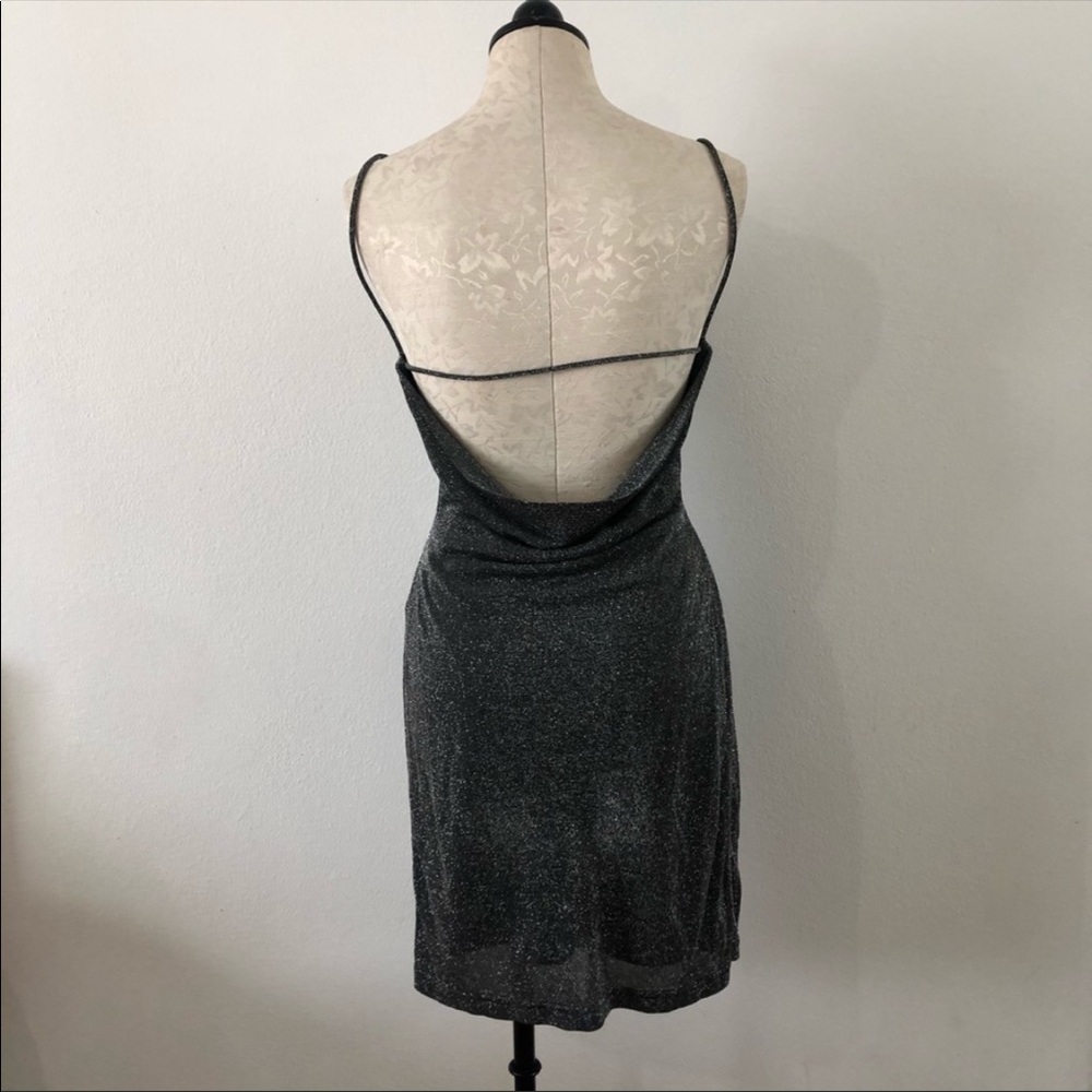 Vintage 90’s sparkle backless bodycon dress